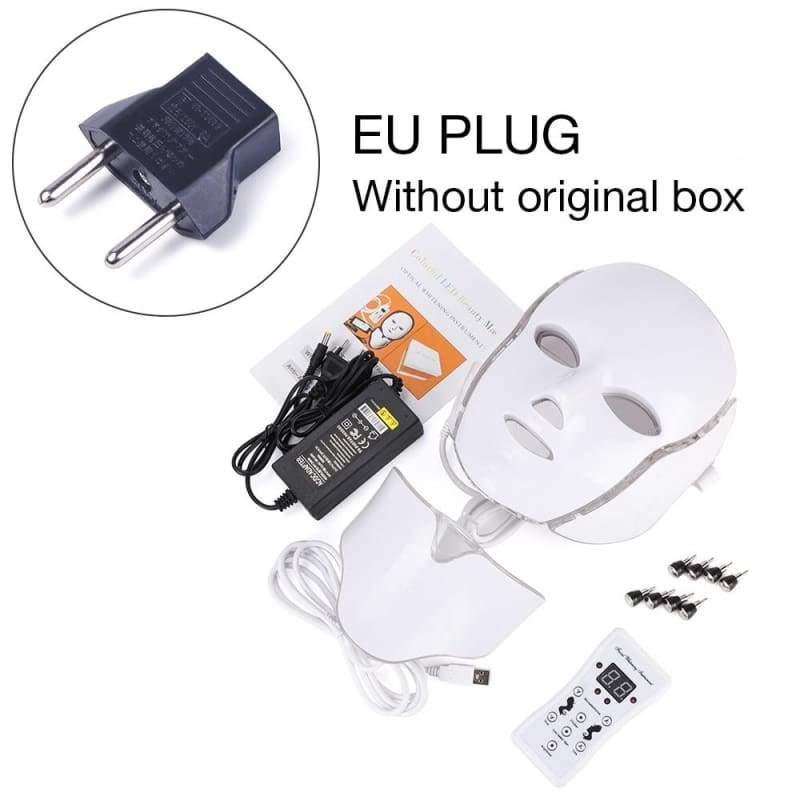 LED Light Therapy Mask - EU Plug withthou box - Face Skin Care Tools
