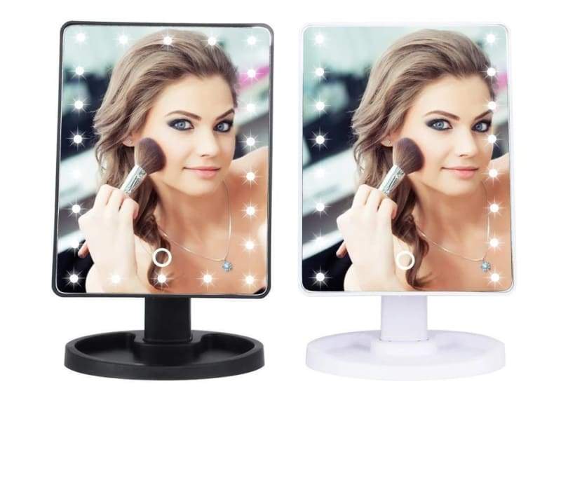 Led Makeup Mirror With Lights - 22LED black - Beauty Product