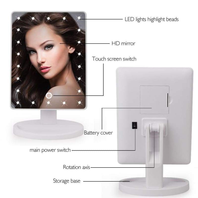 Led Makeup Magnifying Vanity Mirror With Lights