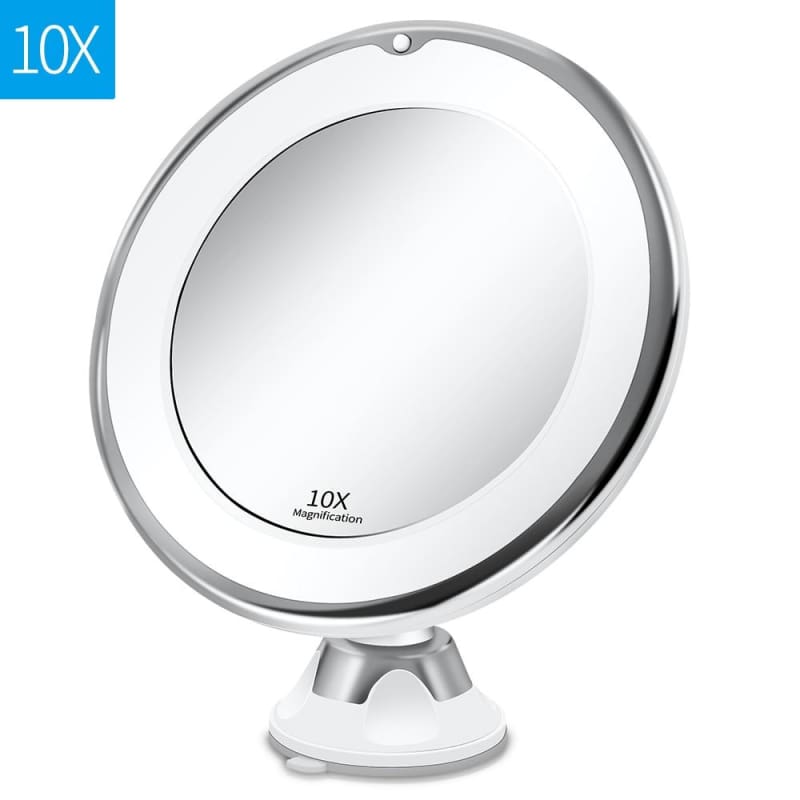 LED Mirror Makeup Mirror - Style2 10x mirror - Makeup