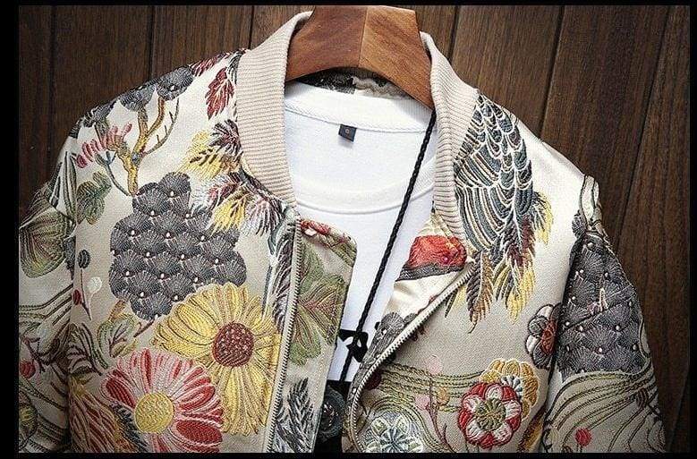 Luxury Floral Jacket men - Jackets