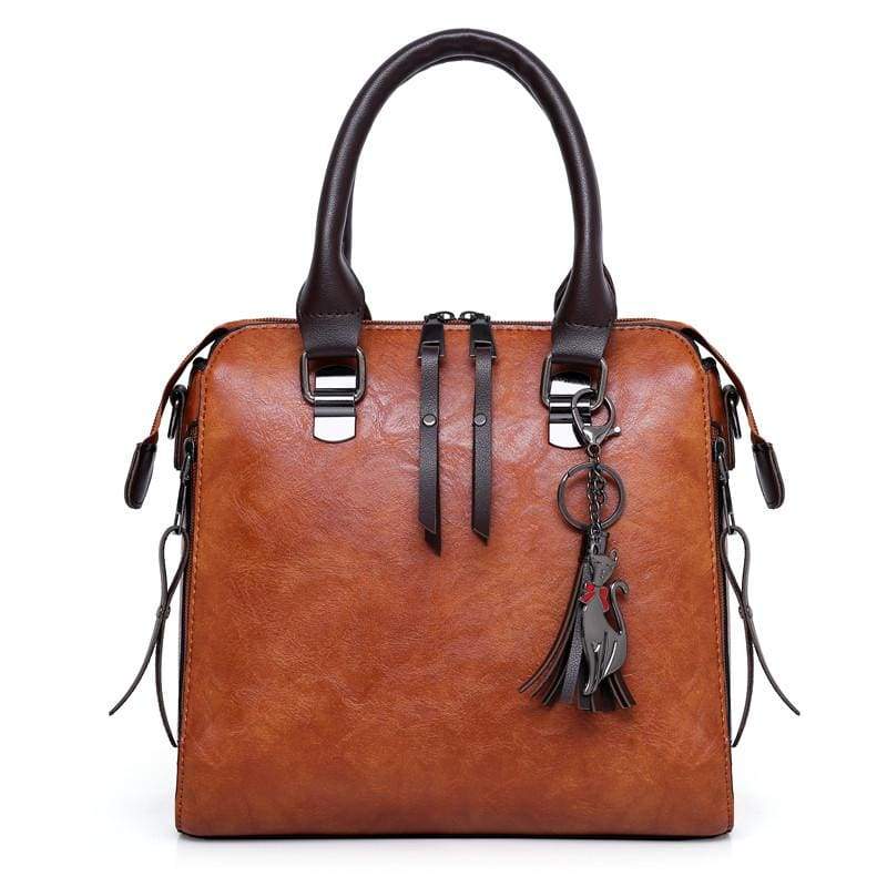 Luxury Leather Bag Set - Top-Handle Bags