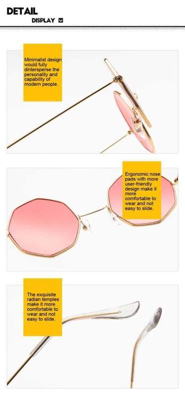 Luxury Octagon Sunglasses - Sunglasses