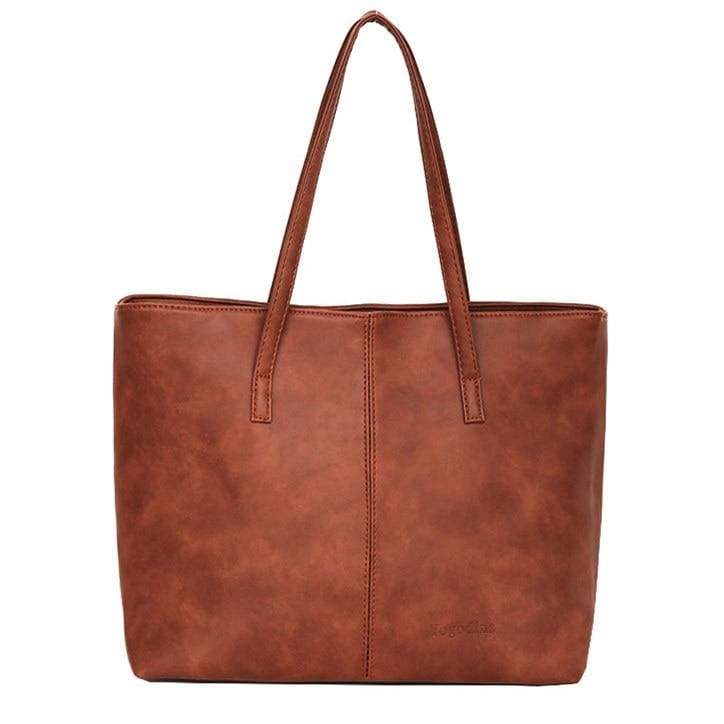 Luxury Shoulder Handbag - light brown - Shoulder Bags