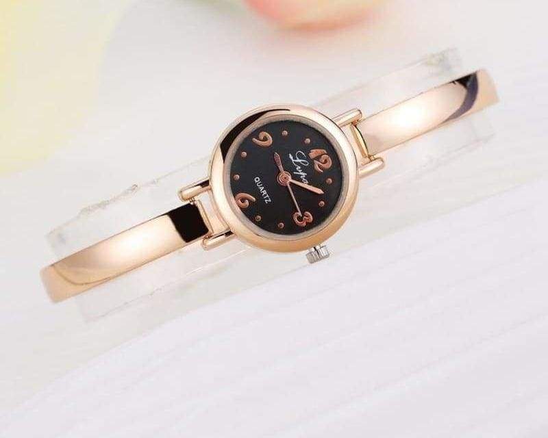 Luxury Women Bracelet Watches - Rose Gold Black 4 - Womens Watches