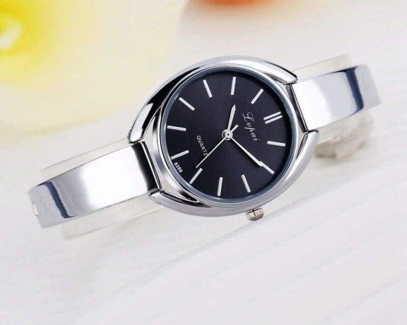Luxury Women Bracelet Watches - Silver Black 2 - Womens Watches