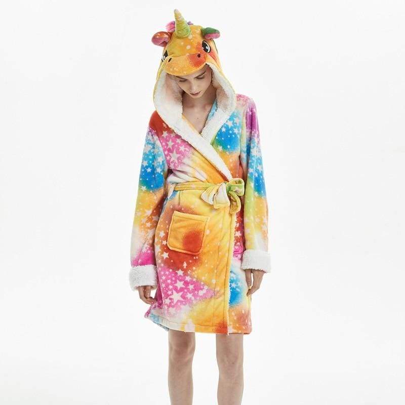 Magical Unicorn Robe - Colorful star / L - Robes