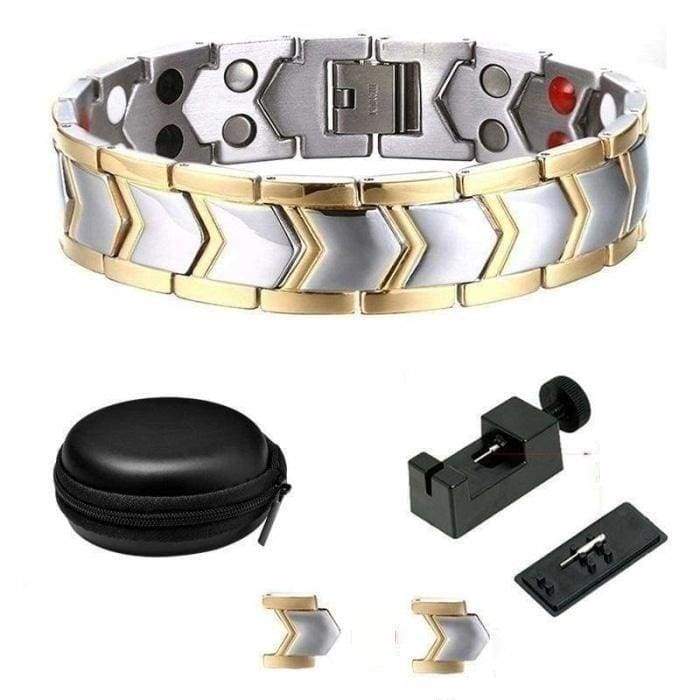 Magnetic Health Bracelet Adjustable - Bracelet Set And Box - Chain & Link Bracelets