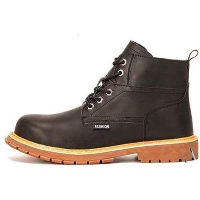 Mens Casual Boots Winter Work Safety Boots shoes - Black / 37 - Winter Boots