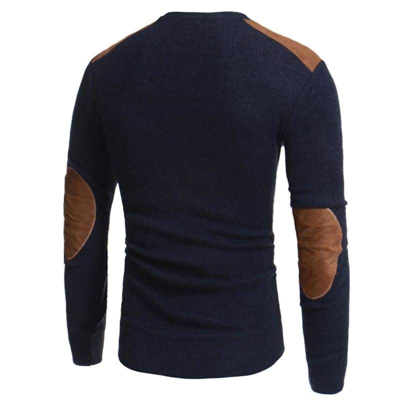 Mens Patchwork Sweaters Just For You - Pullovers