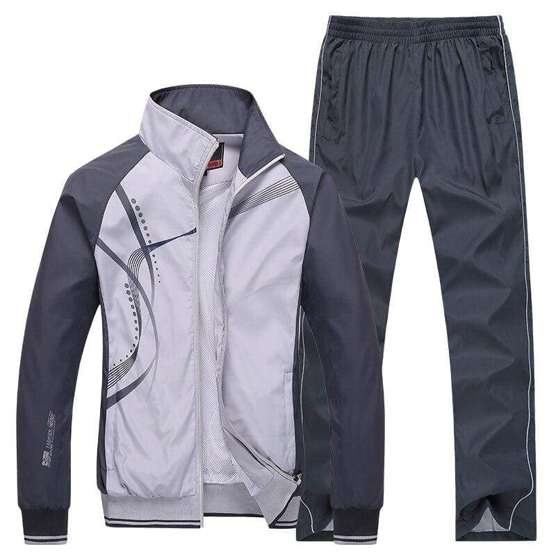 Men Sportswear Spring Autumn - Grey / L - Sportswear