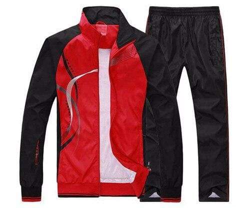 Men Sportswear Spring Autumn - red / L - Sportswear