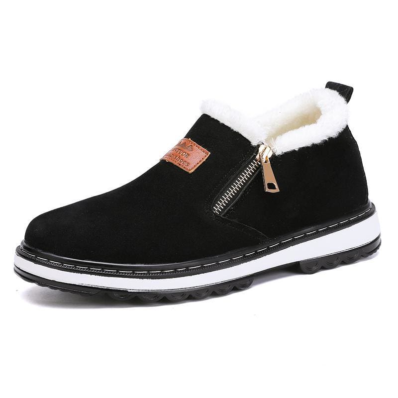 Mens warm plush boots - Black / 12 - Snow Boots