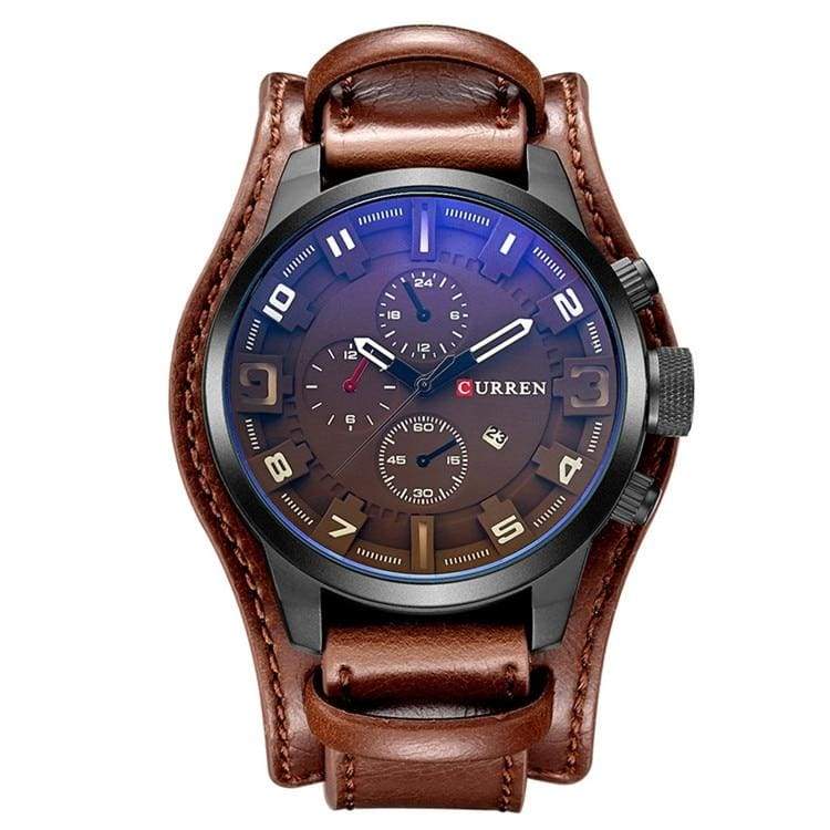 Military Sports Watch for Men - brown - Quartz Watches