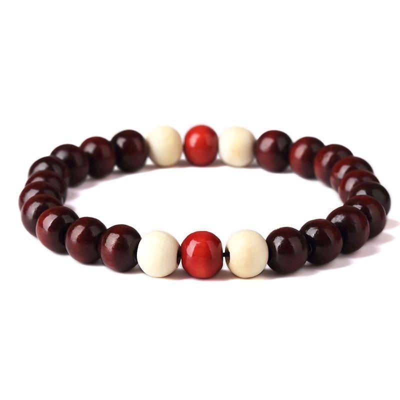 Natural Wooden Beaded Root Chakra - 1 - Charm Bracelets