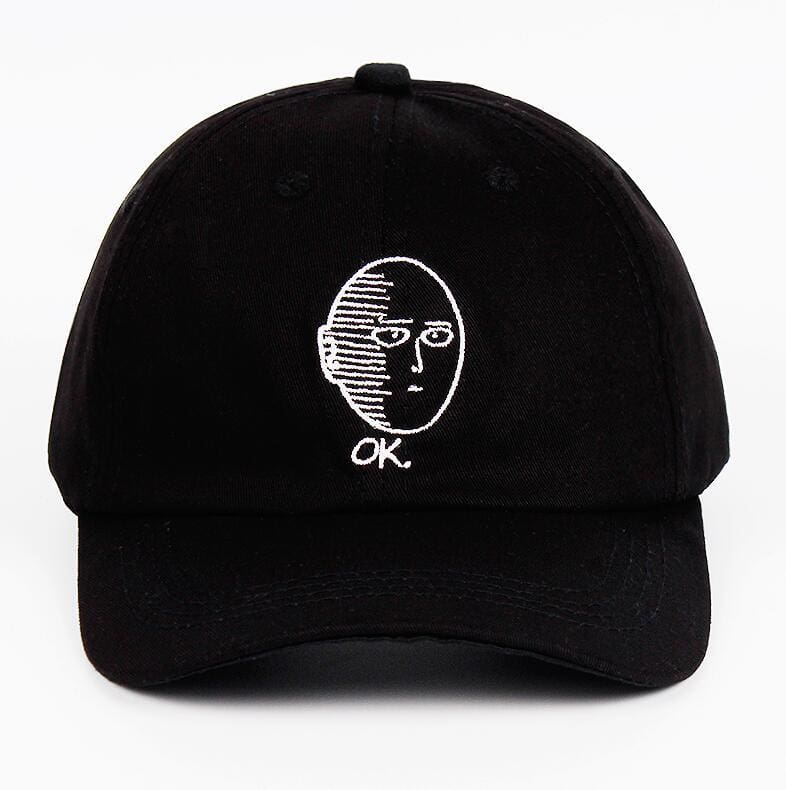 One Punch Man Cap Just For You - Black - Mens Baseball Caps