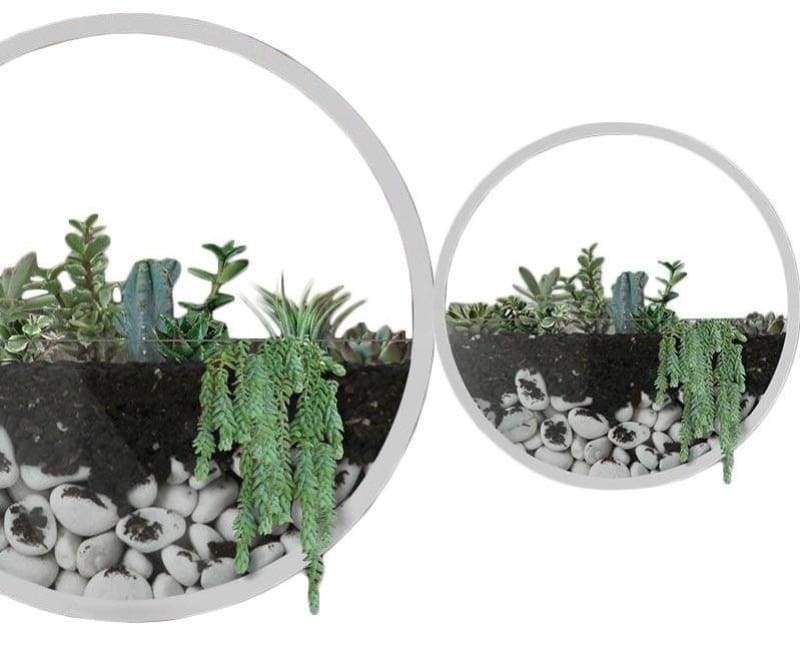 Orbicular wall plant vase - Vases