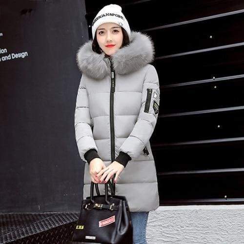 Parka Winter Coats Women Just For You - Gray / XS - Women Coat