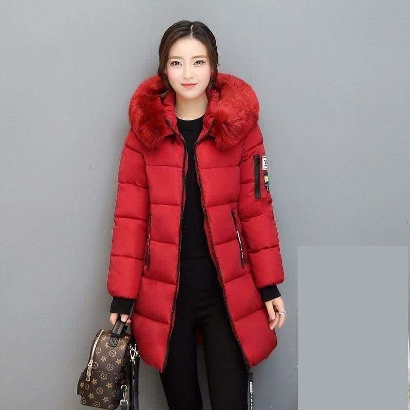 Parka Winter Coats Women Just For You - Red / XS - Women Coat