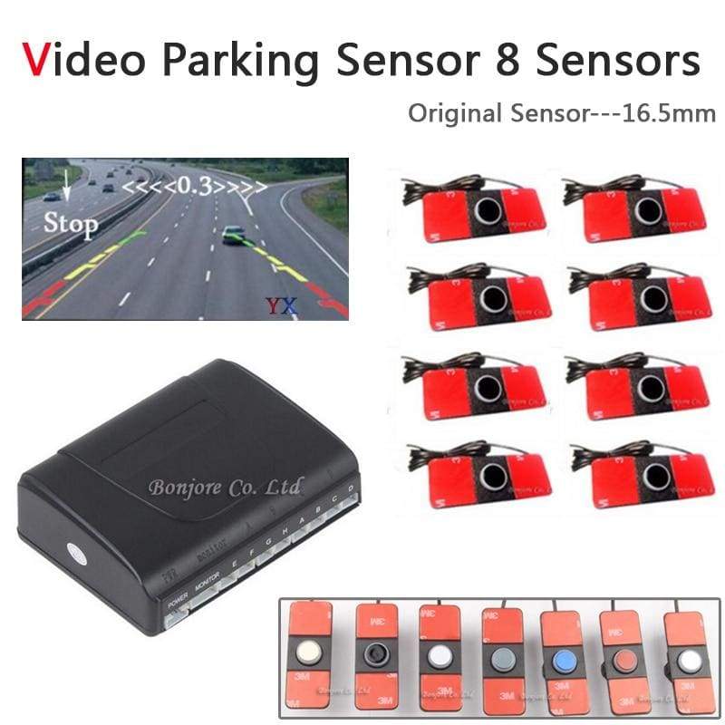 Parking System With Front View Camera and Rear view Camera - Parking Sensors