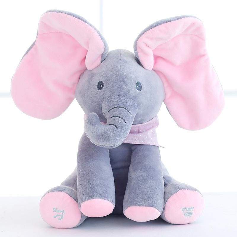 Peek-a-Boo Elephant Just For You - Gray - Stuffed & Plush Animals
