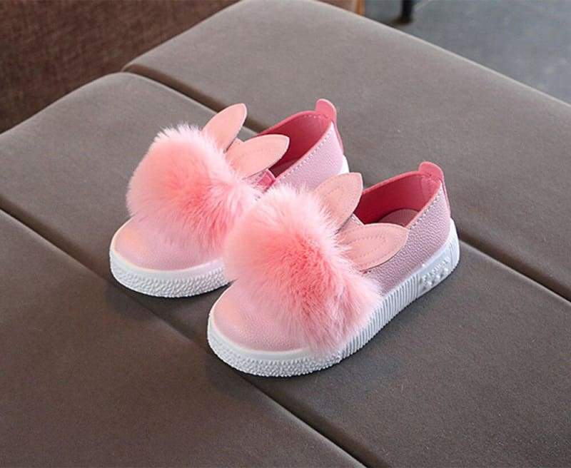 PomPom Bunny Sneaker Just For You - B / 5.5 - Kids Shoes