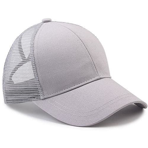 Ponytail Baseball Cap - grey - Baseball Caps