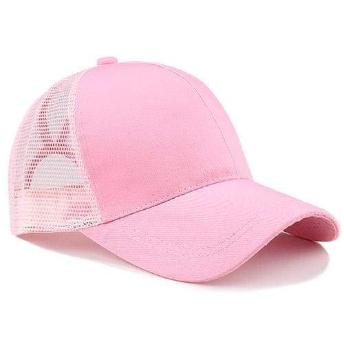 Ponytail Baseball Cap - pink - Baseball Caps