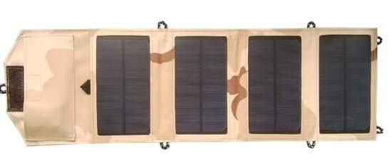 Portable solar panel charger - Desert Camouflage - Solar Cells