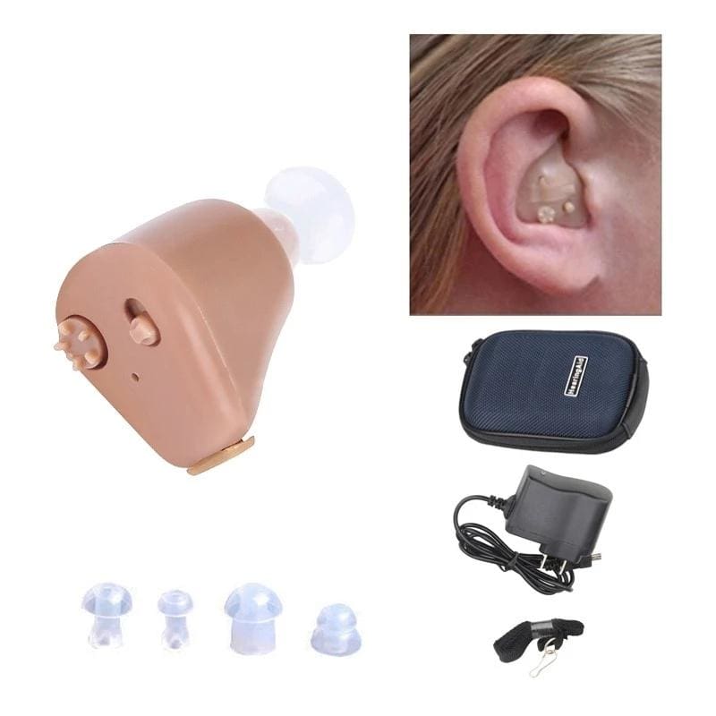 Rechargeable Mini Hearing Aids - US Standard Plug - Ear Care