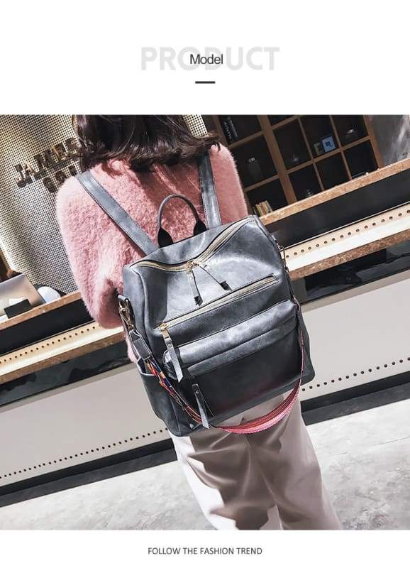 Retro Large Backpack - Backpacks