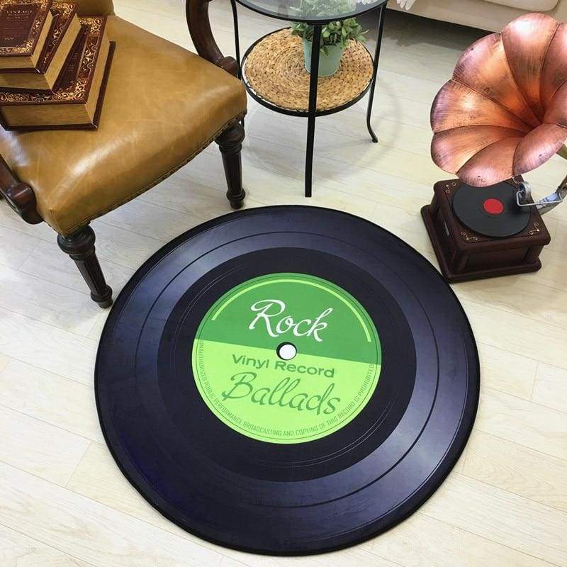Retro Vinyl Record Rug - Bath Mats