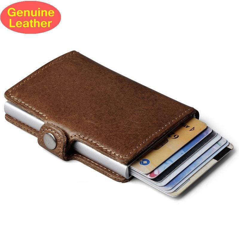 RFID Blocking Leather Wallet For Men - Card & ID Holders