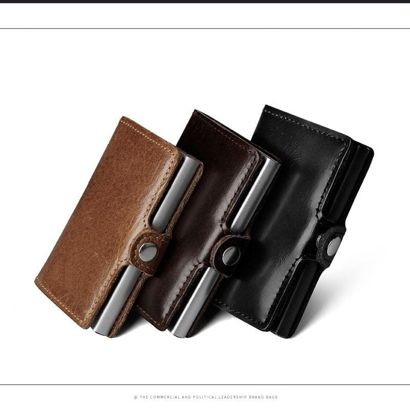 RFID Blocking Leather Wallet For Men - Card & ID Holders