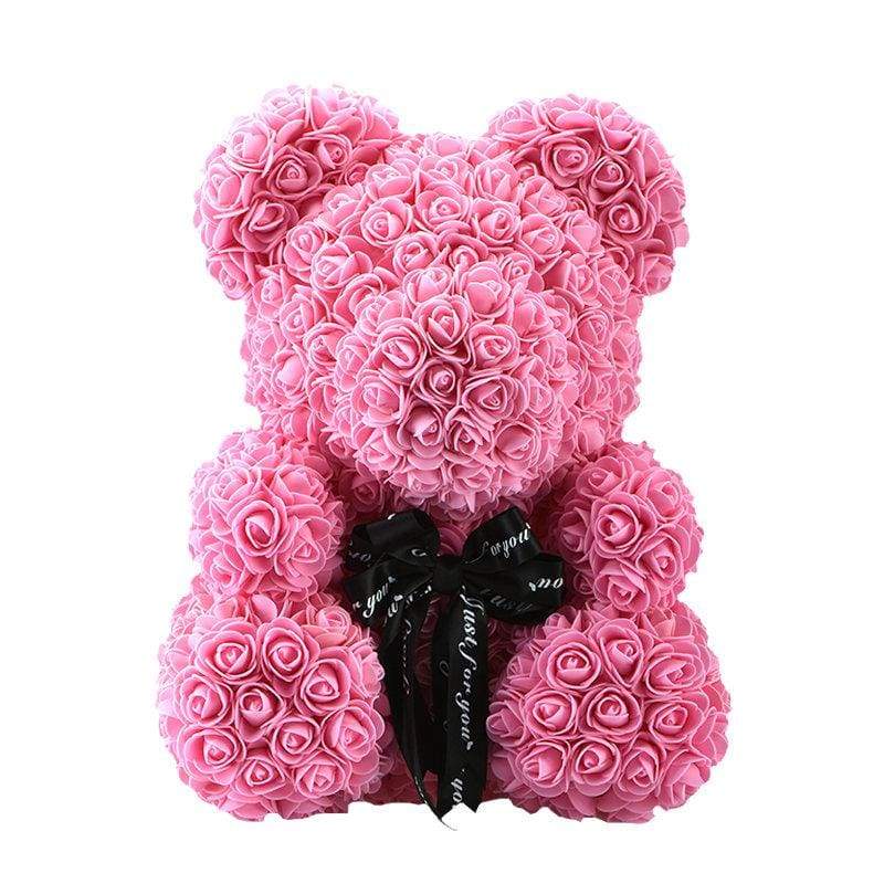 Rose Teddy Bear Just For You - 40cm pink bear - Teddy Bear