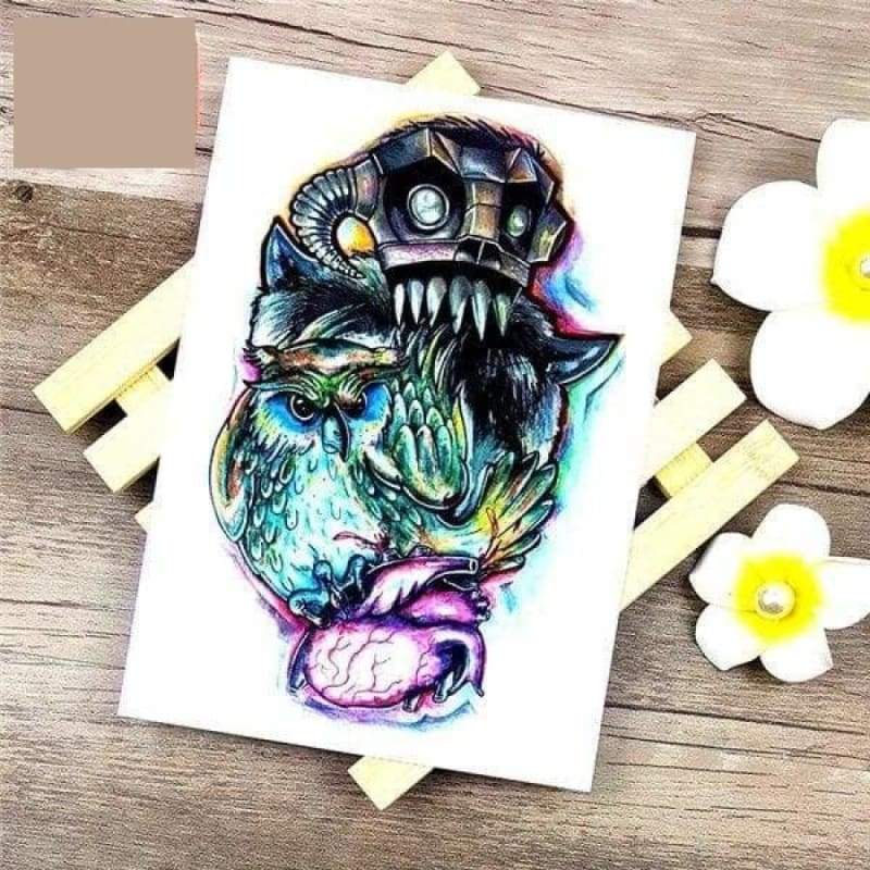 Sexy cool beauty tattoo - HB366 - Temporary Tattoos