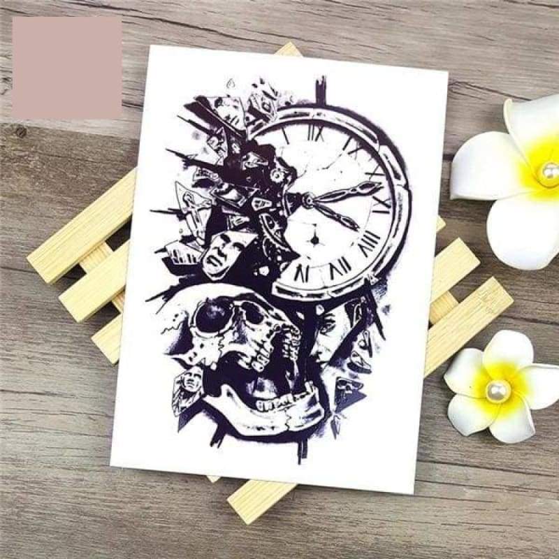 Sexy cool beauty tattoo - HB390 - Temporary Tattoos