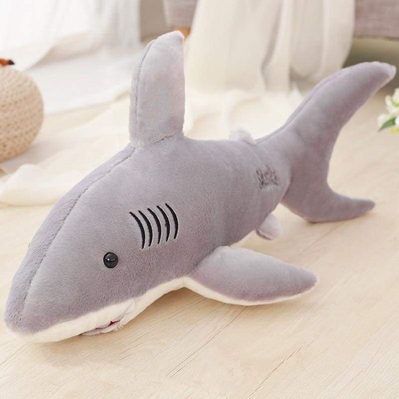 Sharky Pillow Plush Toy - 100cm / grey - Stuffed & Plush Animals