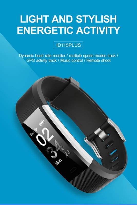 Smart Sports Wristband Plus HR Fitness Tracker - Smart Wristbands