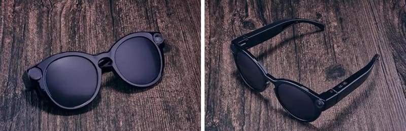 Hidden Camera Video Recording Glasses Sunglasses - Black / With 16GB TF card - smart glasses