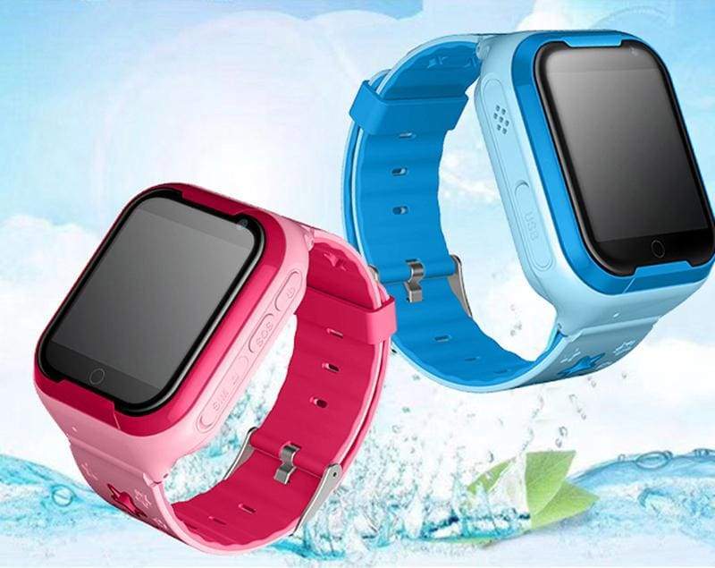 Smart Watch For Kids 4G GPS Wifi Tracker - Pink - Smart Watches