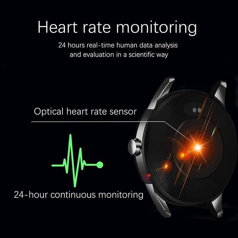 Smart Watch Heart Rate Blood Pressure Monitor Steel Band - Smart Watches2