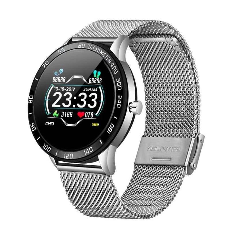 Smart Watch OLED Multi-Function Mode Sport - Silver - Smart Watches1