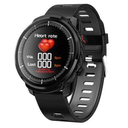 Smart Watch Waterproof Activity Tracker - silicone strap grey - Smart Watches1