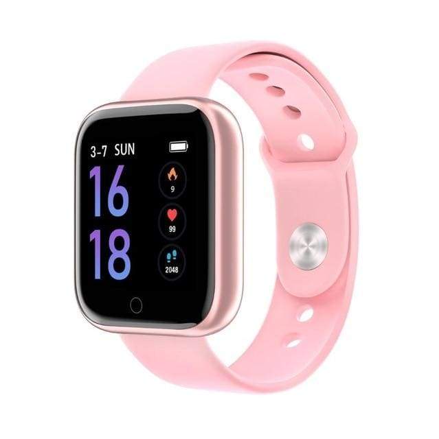 Smartwatch Waterproof Smart Watch Fitness Tracker Just For You - Silica Gel Pink / with box - Smart Watches2