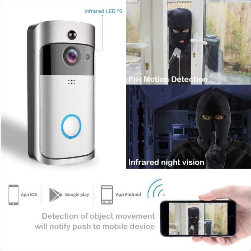 Smart Wifi Security Doorbell - Video Intercom