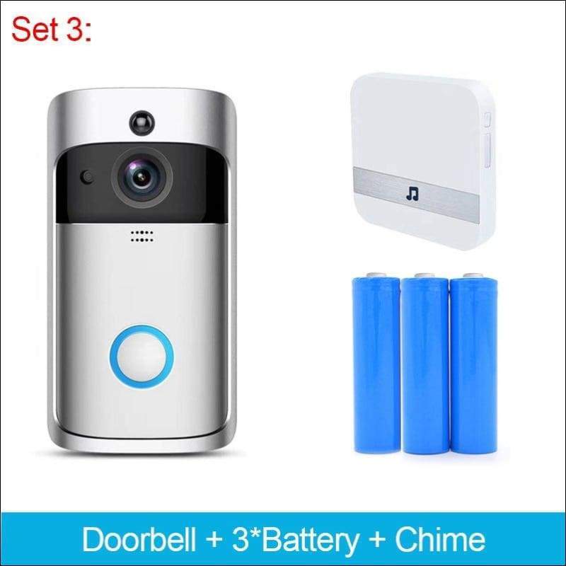 Smart Wifi Security Doorbell - Set3 - Video Intercom