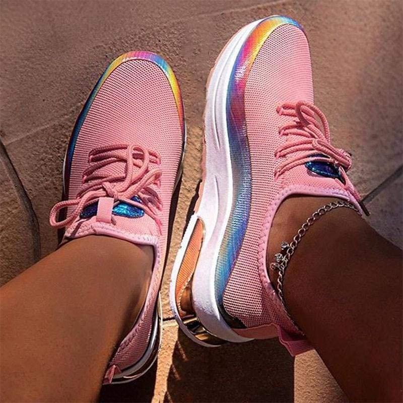 Sneaker Ladies Colorful Cool Shoes - Pink / 35