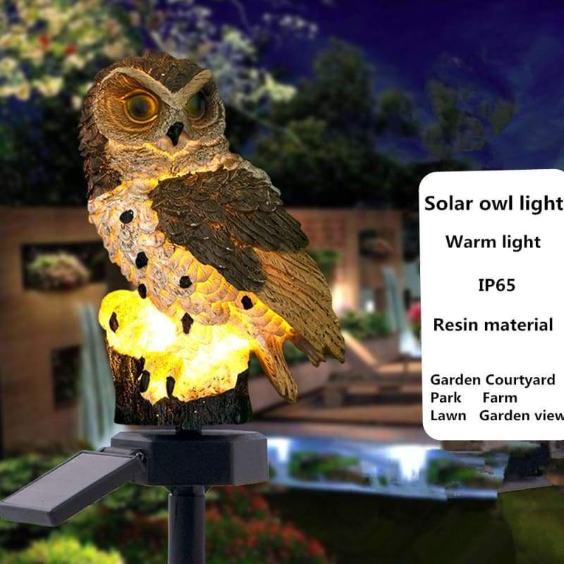 Solar Owl Garden Light - Solar Lamps