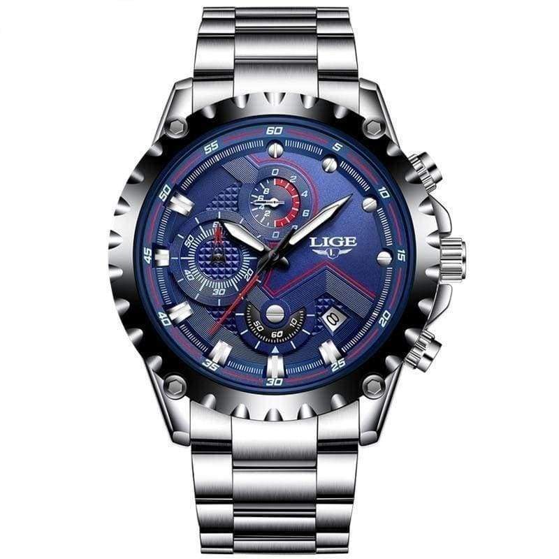 Sports Quartz Watches - Steel Blue - Quartz Watches